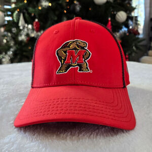 Maryland Terrapins Hat Baseball Cap Under Armour Mens Fitted L/XL Heatgear